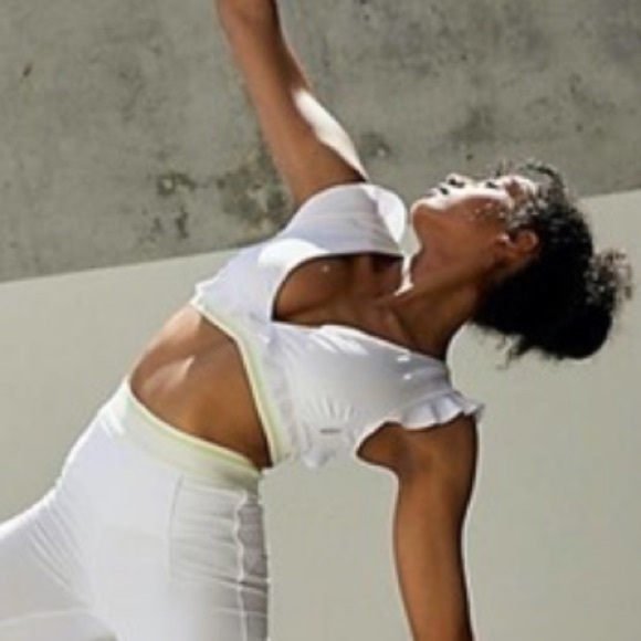 Brand New Free People Small White Ruffles Sanctuary Bra - Picture 1 of 8